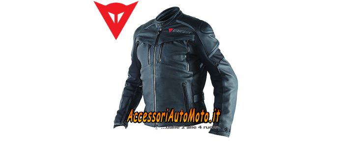 DAINESE D-DRY JACKET CRUISER TOURING LEATHER WATERPROOF