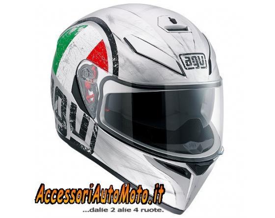 AGV K-3 SV SCUDETTO ITALIA CASCO MOTO INTEGRALE STRADA E PISTA