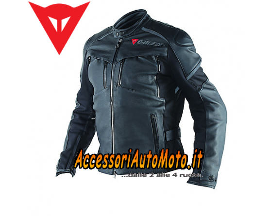 NEW DAINESE D DRY JACKET CRUISER TOURING LEATHER WATERPROOF