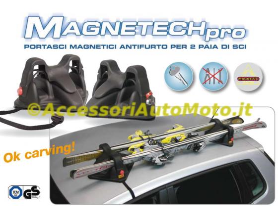 PORTASCI MAGNETICO ANTIFURTO MAGNETECH PRO PER 2 PAIA DI SCI