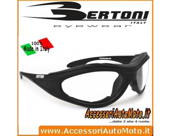 OCCHIALI ANTIVENTO BERTONI AF125B LENTE TRASPARENTE NO FOG - Abbigliamento  Moto Accessori - Accessori Moto - Accessori Auto Moto