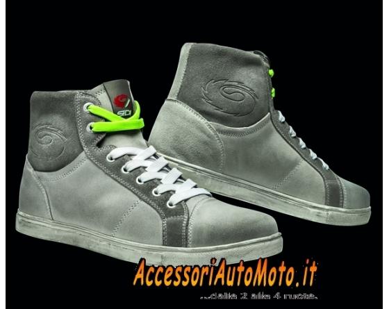 SIDI INSIDER GREY MOTORCYCLE SHOES WITH PROTECTION