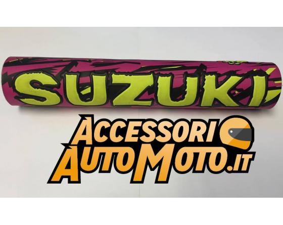 SUZUKI PARACOLPI PROTEZIONE MANUBRIO CROSSBAR PADS PER MOTO CROSS