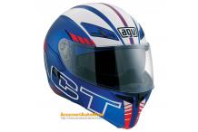 AGV COMPACT SEATTLE BLU BIANCO ROSSO