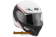 AGV COMPACT COURSE WHITE/RED SIZE XS