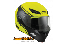 AGV COMPACT COURSE NERO GIALLO FLUO TAGLIA XS