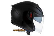 AGV K5 JET BLACK MATT MOTORCYLE HELMET CARBON GLASS