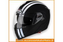 CASCO APRIBILE MODULARE AIROH C100 FLASH NERO OPACO