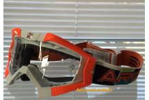 MASCHERA OCCHIALONI ARIETE MX RIDING CROWS TOP ARANCIO-FLUO