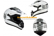 AGV MDS ONOFF LACE UP WHITE CASCO CROSS MOTARD QUOD