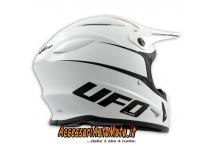 CASCO CROSS UFO LEVEL WHITE MOTOCROSS HELMET