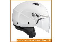 JET HELMET WHITE SADDLE HONDA SH 125 150 300 / BEVERLY