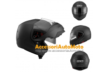 CASCO MODULARE APRIBILE CON VISIERINO SCURO MDS MD200 NERO OPACO