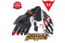 DAINESE RAPTORS GLOVES BLACK/WHITE/RED