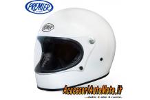 PREMIER TROPHY CASCO INTEGRALE RETRO' in FIBRA BIANCO